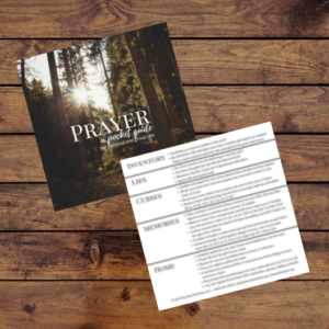 Prayer Pocket Guide (Printable)